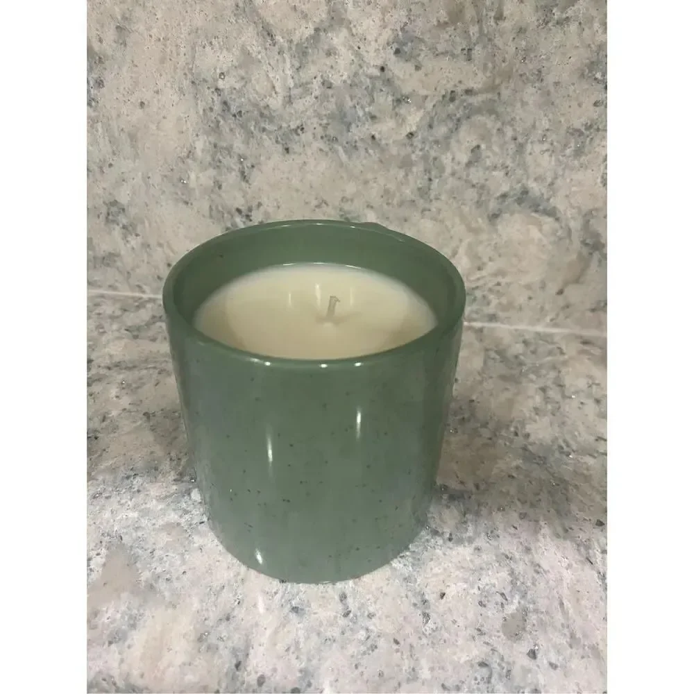 Vanilla Green Mug Candle